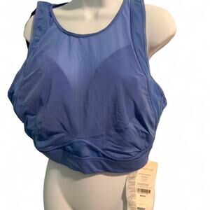 Fabletics Blare High Impact Sports Bra - Blue - Size 2X NWT